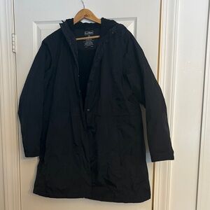 L.L. Bean Black Hooded Jacket